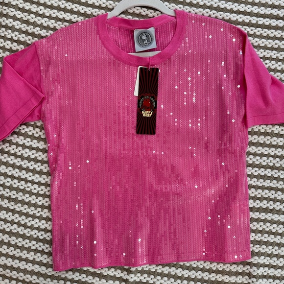 Happy sheep sweater top size small, pink! NWT - Picture 2 of 10